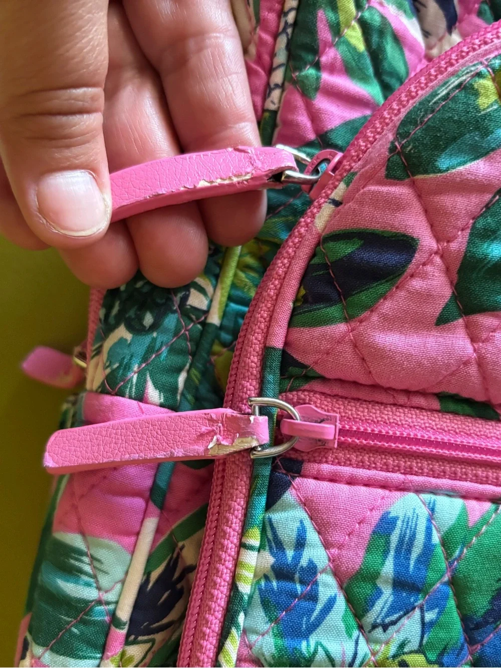 Vera Bradley Tropical Paradise Campus Backpack Pink Floral Retired
